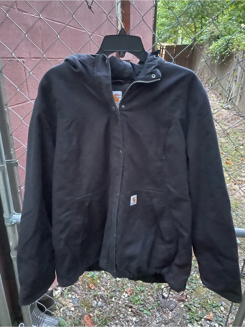 Carhartt Full Swing Black Jacket Size XL Woman’s